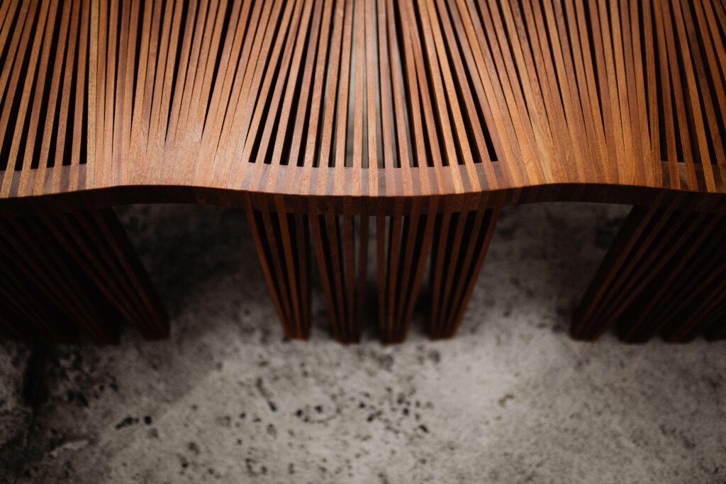 Handmade wooden coffee table design