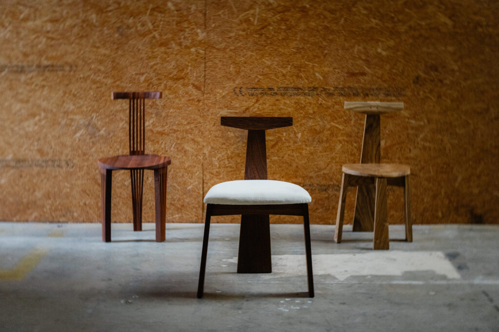 Handmade wooden dining chair