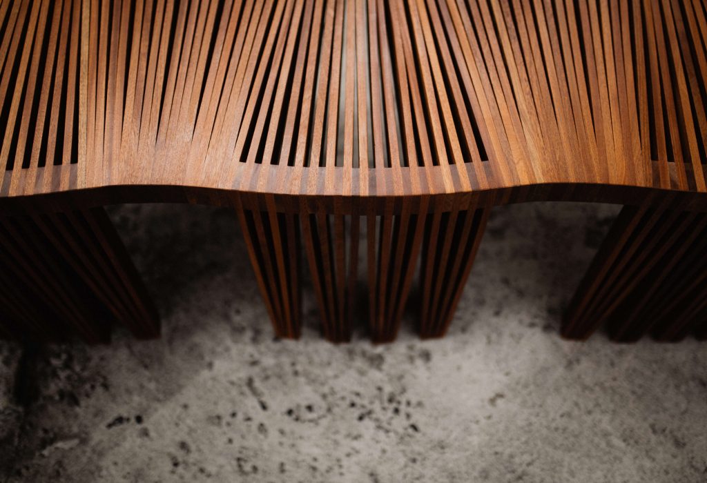 Handmade wooden coffee table design